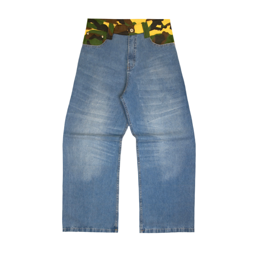 Load image into Gallery viewer, SUPER BAGGY CAMO JEANS