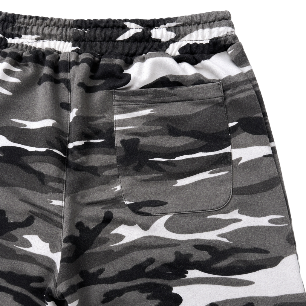 Load image into Gallery viewer, SNOW CAMO SWEATSHORTS