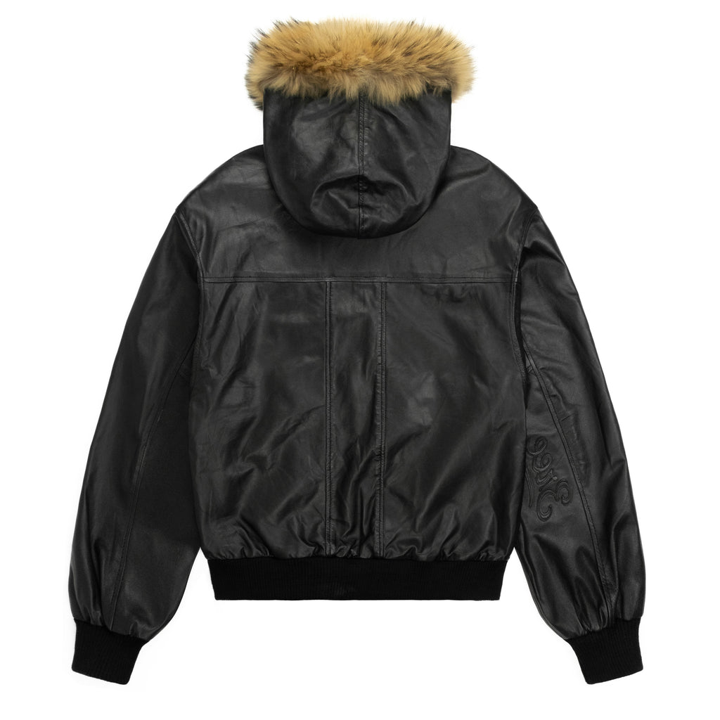 Load image into Gallery viewer, CARTER LEATHER BOMBER