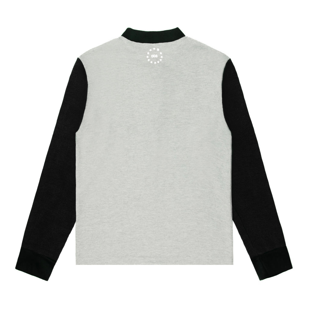 Load image into Gallery viewer, Knit Henley (Black)