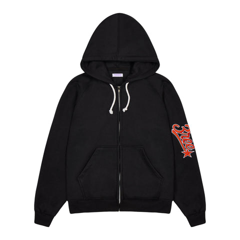 SWOOSH LOGO ZIP HOODIE