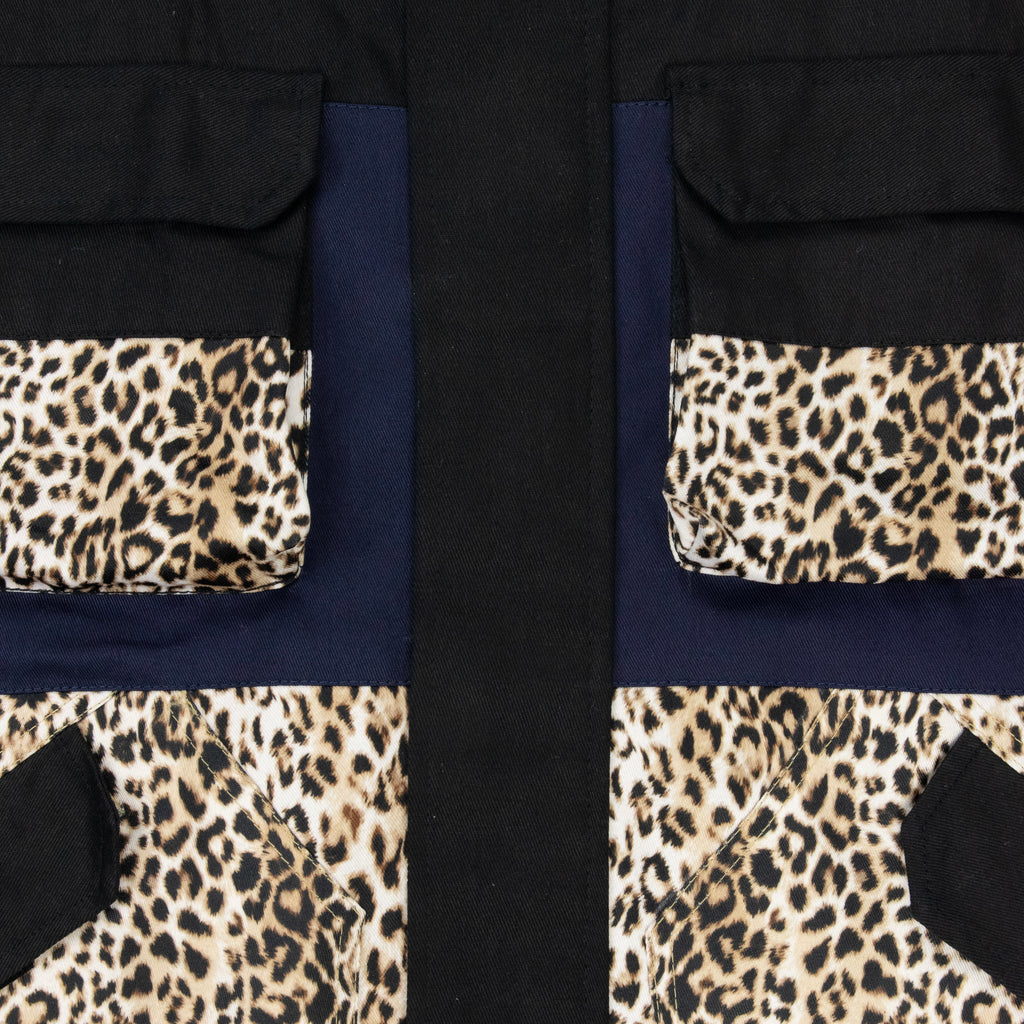 Load image into Gallery viewer, LEOPARD MULTI-POCKET WINDBREAKER
