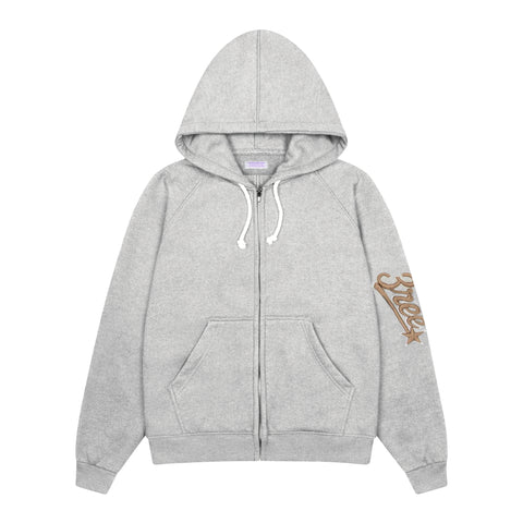 SWOOSH LOGO ZIP HOODIE