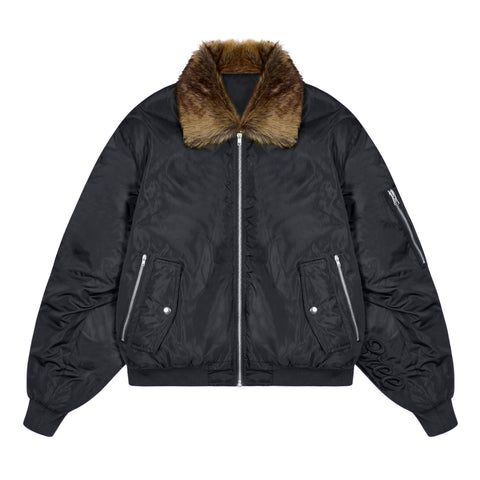 HUNTER BOMBER JACKET (BLACK)