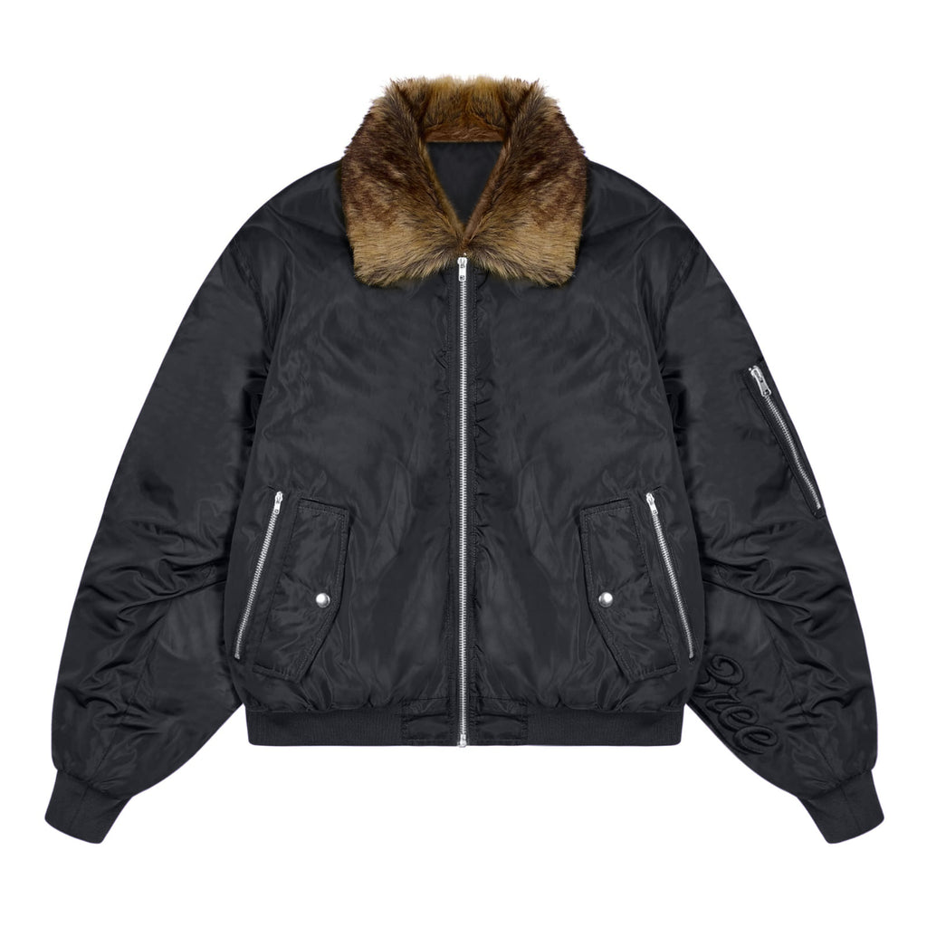 Load image into Gallery viewer, HUNTER BOMBER JACKET (BLACK)
