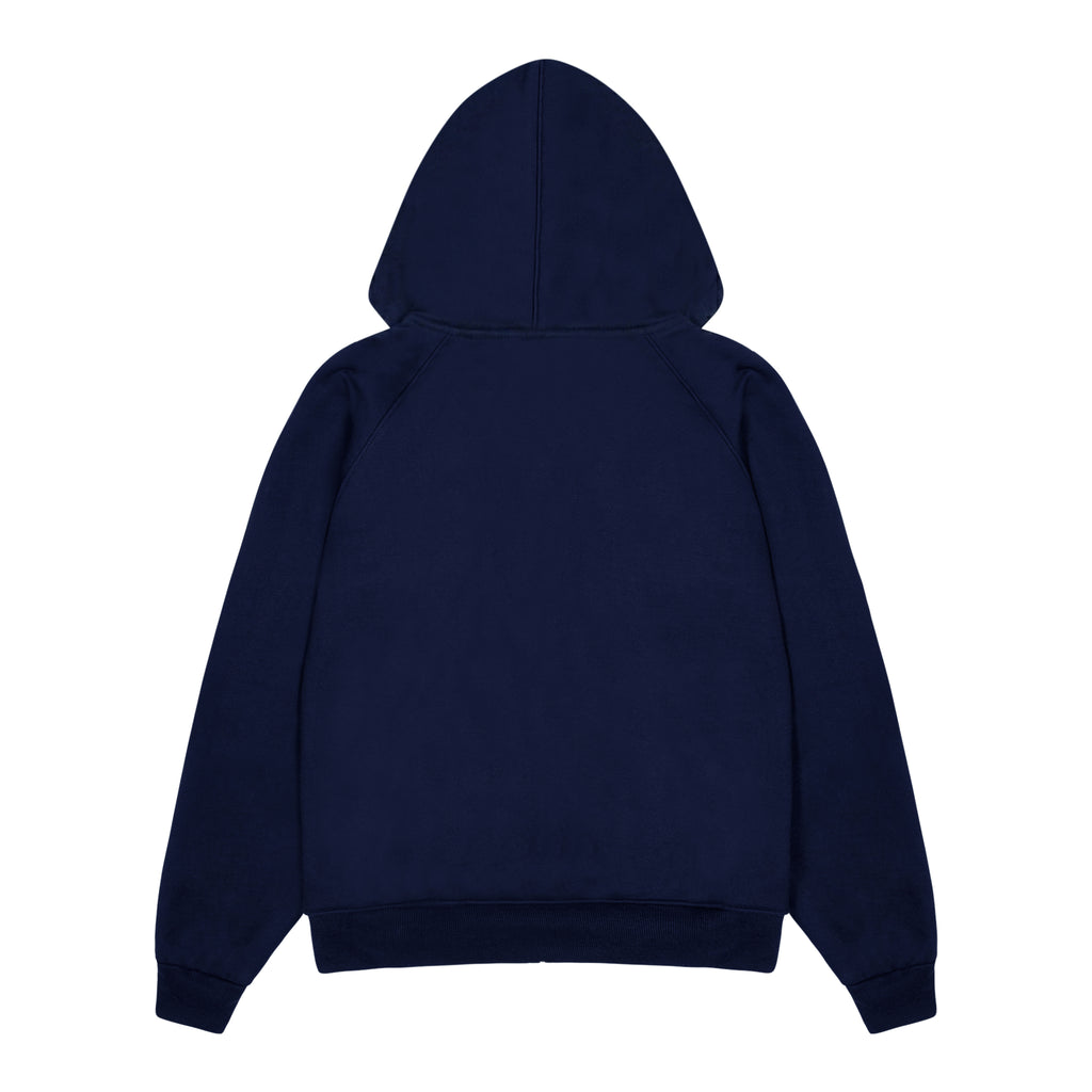 Load image into Gallery viewer, CLASSIC NAVY ZIP HOODIE
